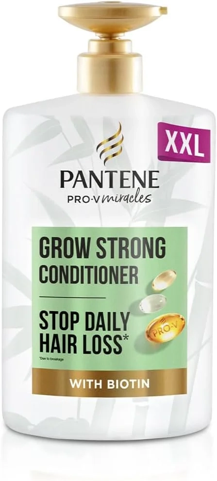 Pantene Pro-V Miracles Grow Strong Conditioner with Biotin & Protein, 1L Pump