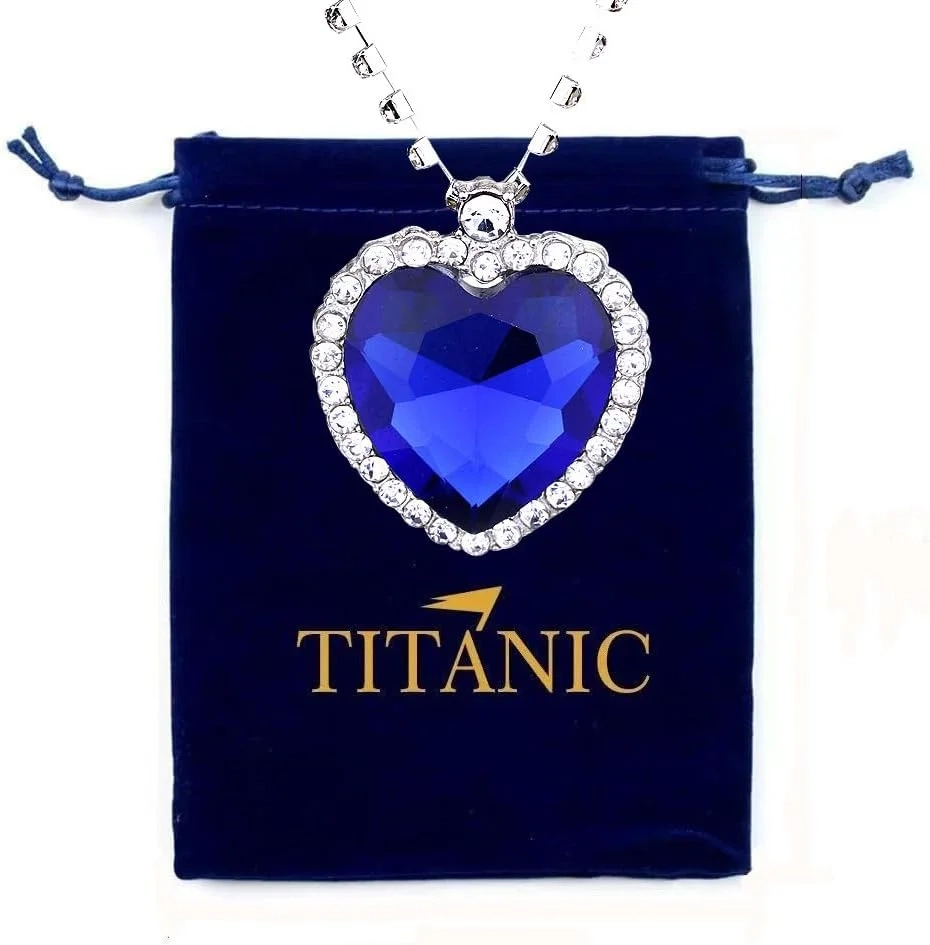 Titanic Heart of the Ocean Necklace for Women