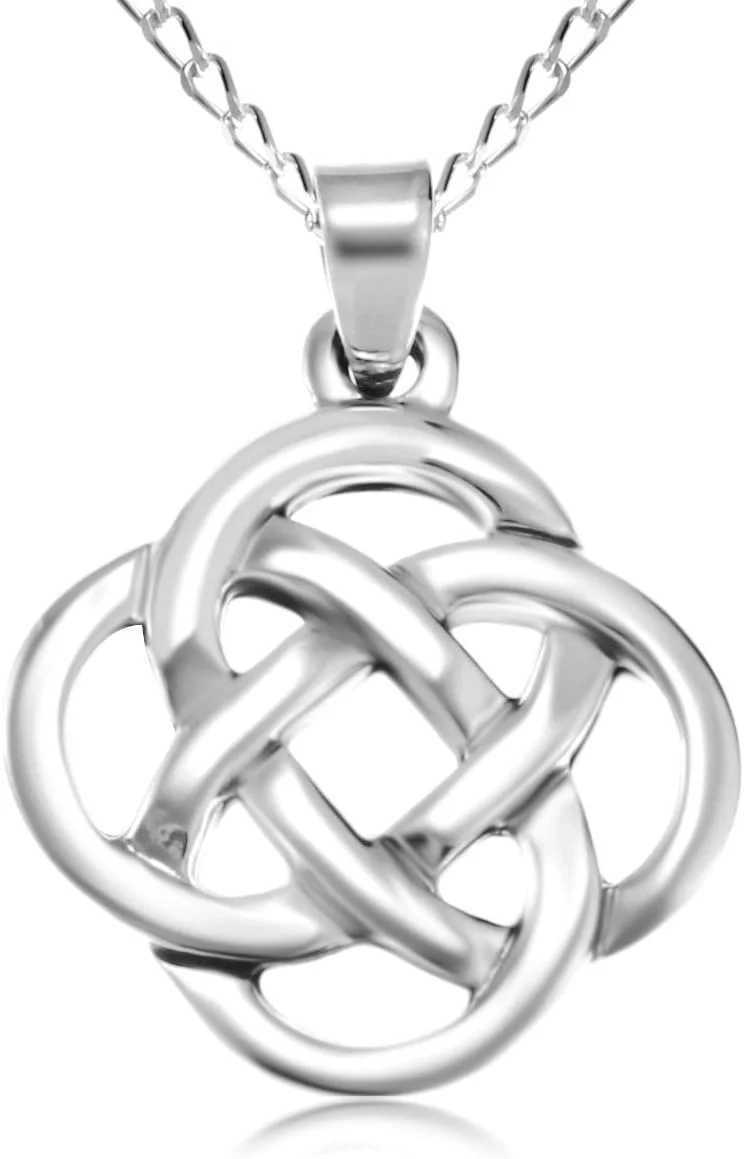 Celtic Knot Pendant Necklace for Women