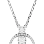 Swarovski Constella Pendant Necklace with Sparkling Star Motif in Sterling Silver