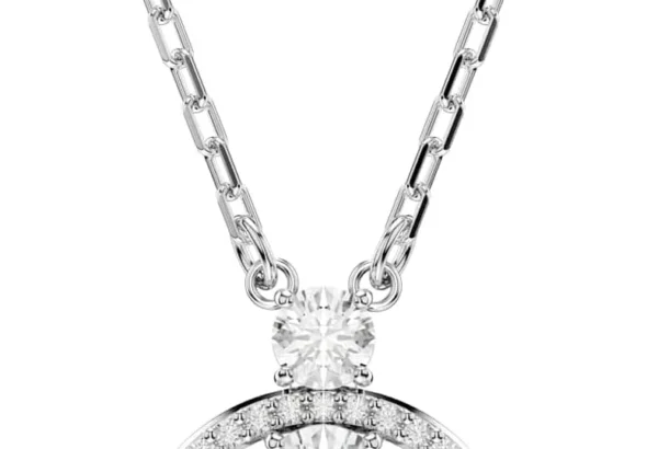 Swarovski Constella Pendant Necklace with Sparkling Star Motif in Sterling Silver