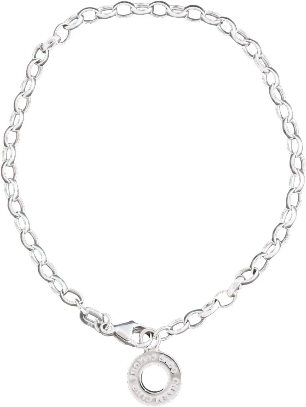 Thomas Sabo Sterling Silver Charm Anklet for Women