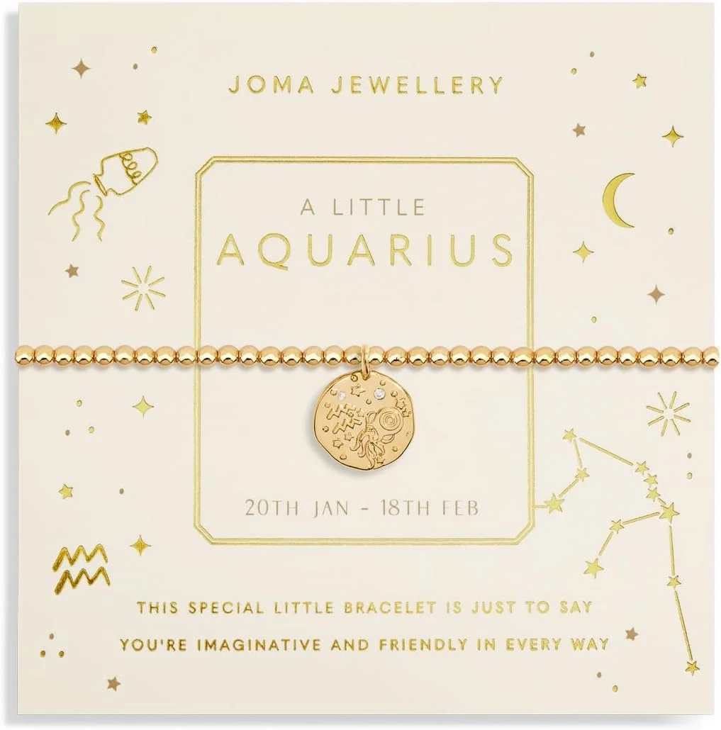 Joma Jewellery Gold Plated Horoscope Bracelet