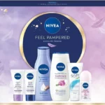 Nivea Feel Pampered Gift Set with Body Lotion, Creme, and Shower Gel