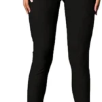 Women's Black Skinny Stretch Trousers for Work & Office - Sizes 4