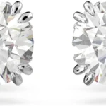 Swarovski Constella Earrings, White Brilliant Cut Crystals in a Rhodium Plated Setting, from the