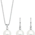 925 Sterling Silver Chinese Freshwater Pearl Necklace for Women