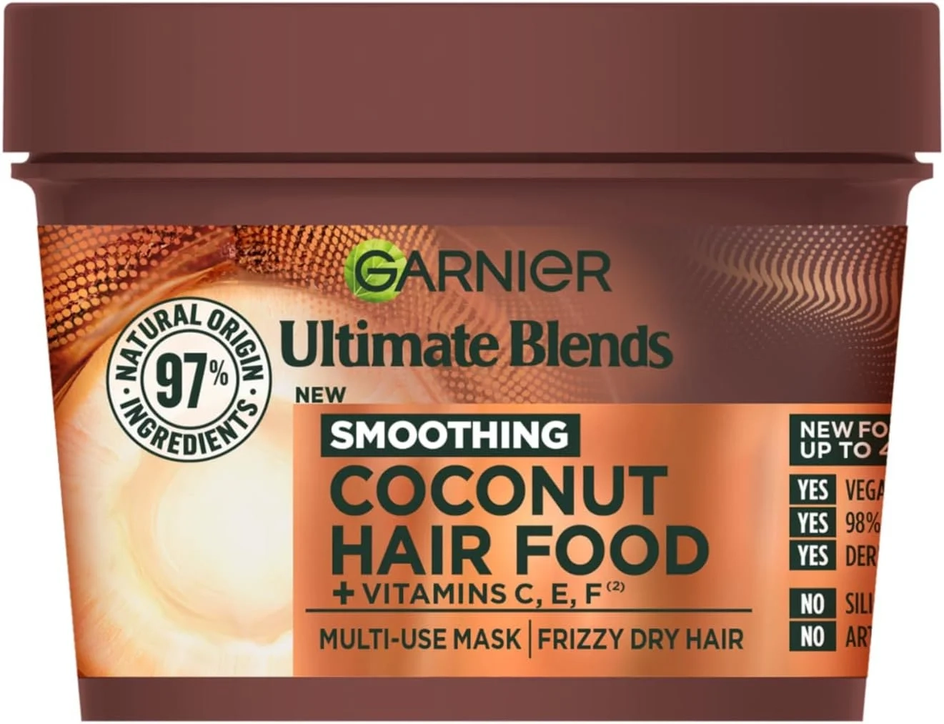 Garnier Hair Food Coconut & Macadamia Hair Mask - 3-in