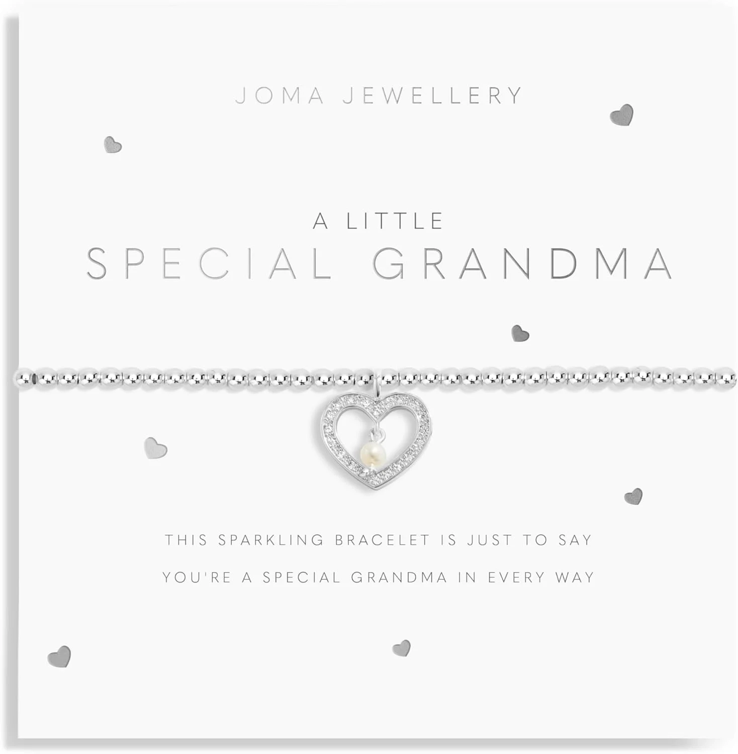 Joma Jewellery Sterling Silver Bracelet Gift for Mum, Sister, Grandma, Aunt, or Nan