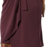 Amazon Essentials Women's Classic Cap Sleeve Wrap Dress | Flattering Fit for Work & Events