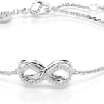 Swarovski Hyperbola White Crystallized Bracelet for Women