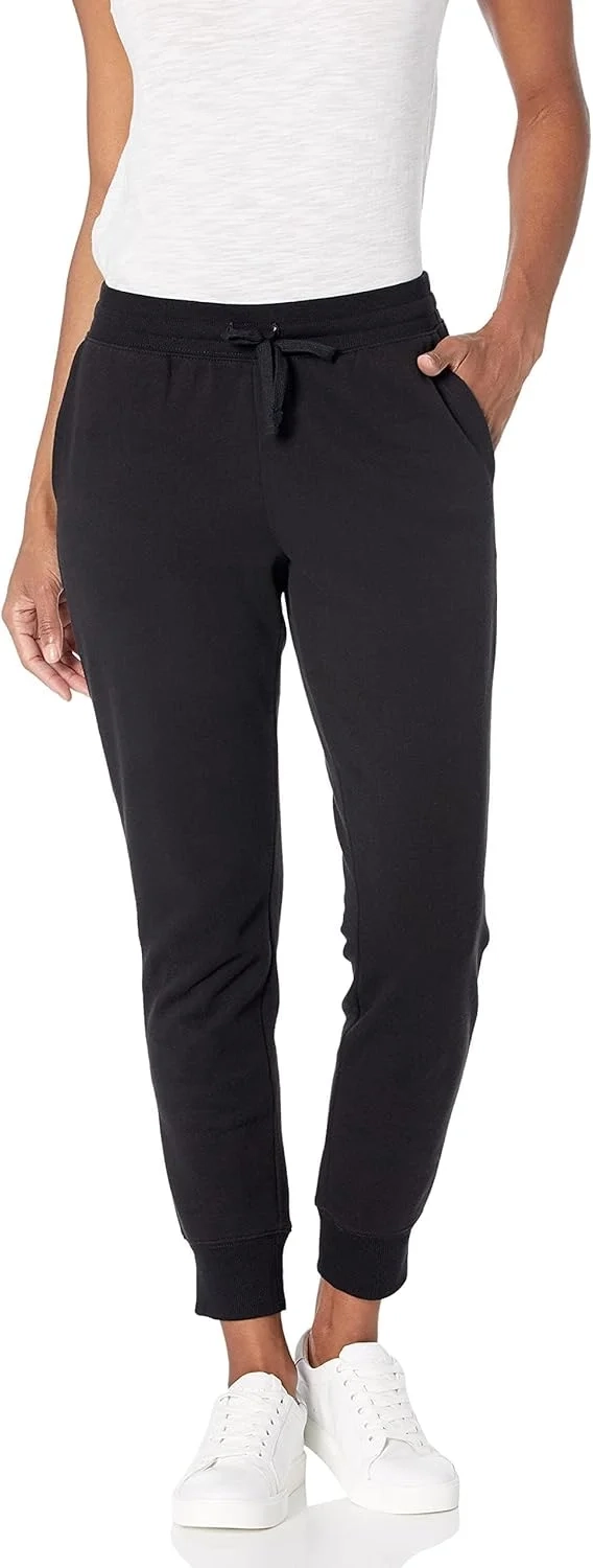 Amazon Essentials Women's Fleece Cuffed Jogging Bottoms (Available in Plus Size)