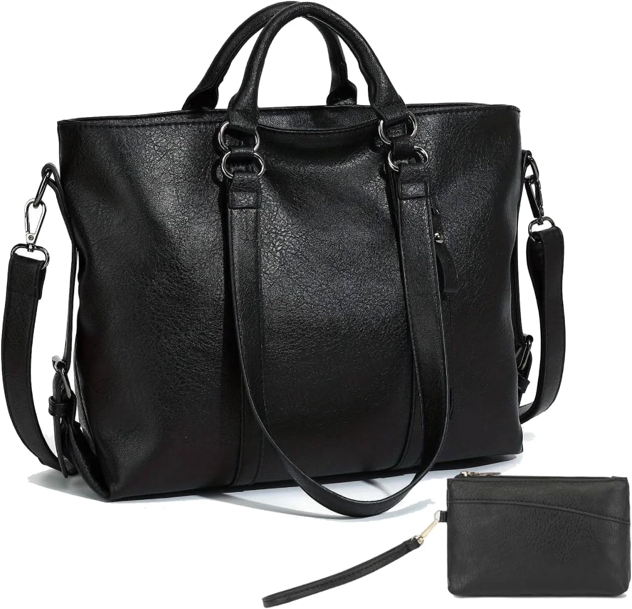 Tote Bags for Women Pu Leather Tote Purse Crossbody Bags with Pockets Top Handle Shoulder Handbags