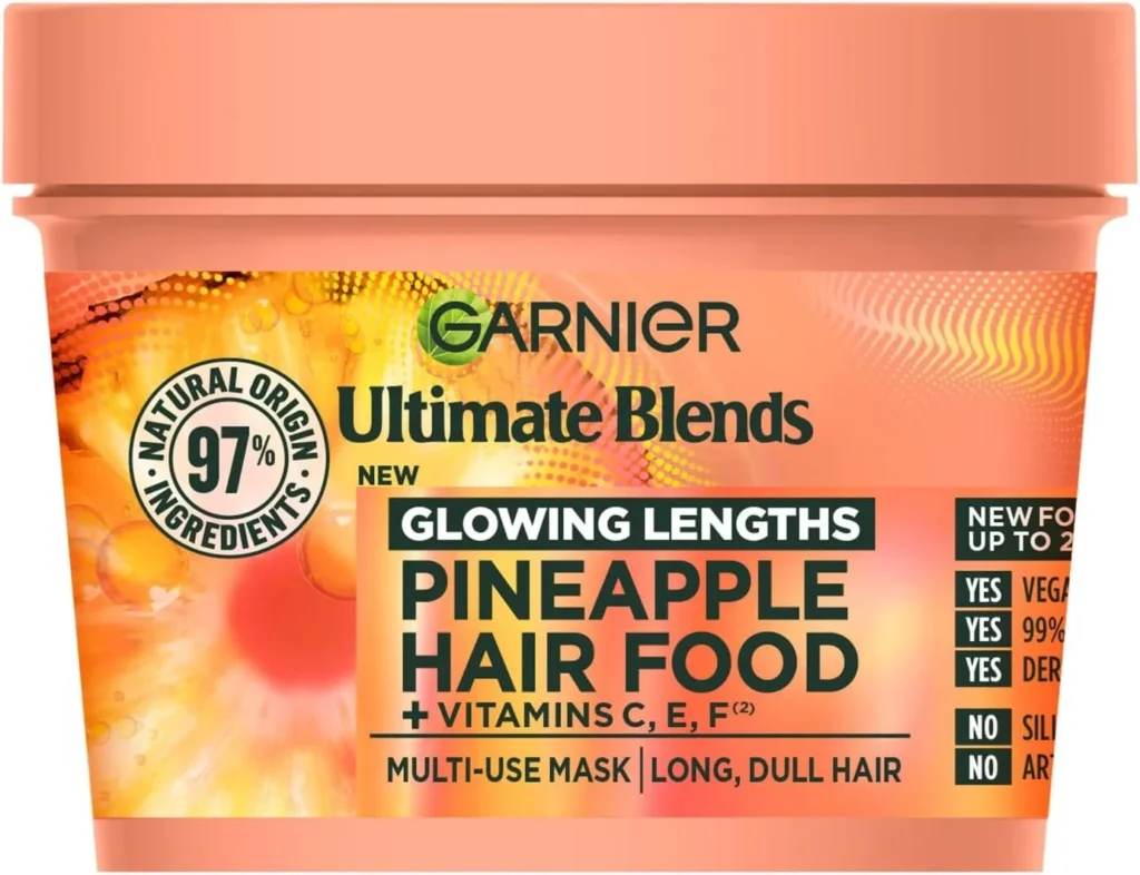 Garnier Ultimate Blends Hair Food Leave-In Mask: 3-in