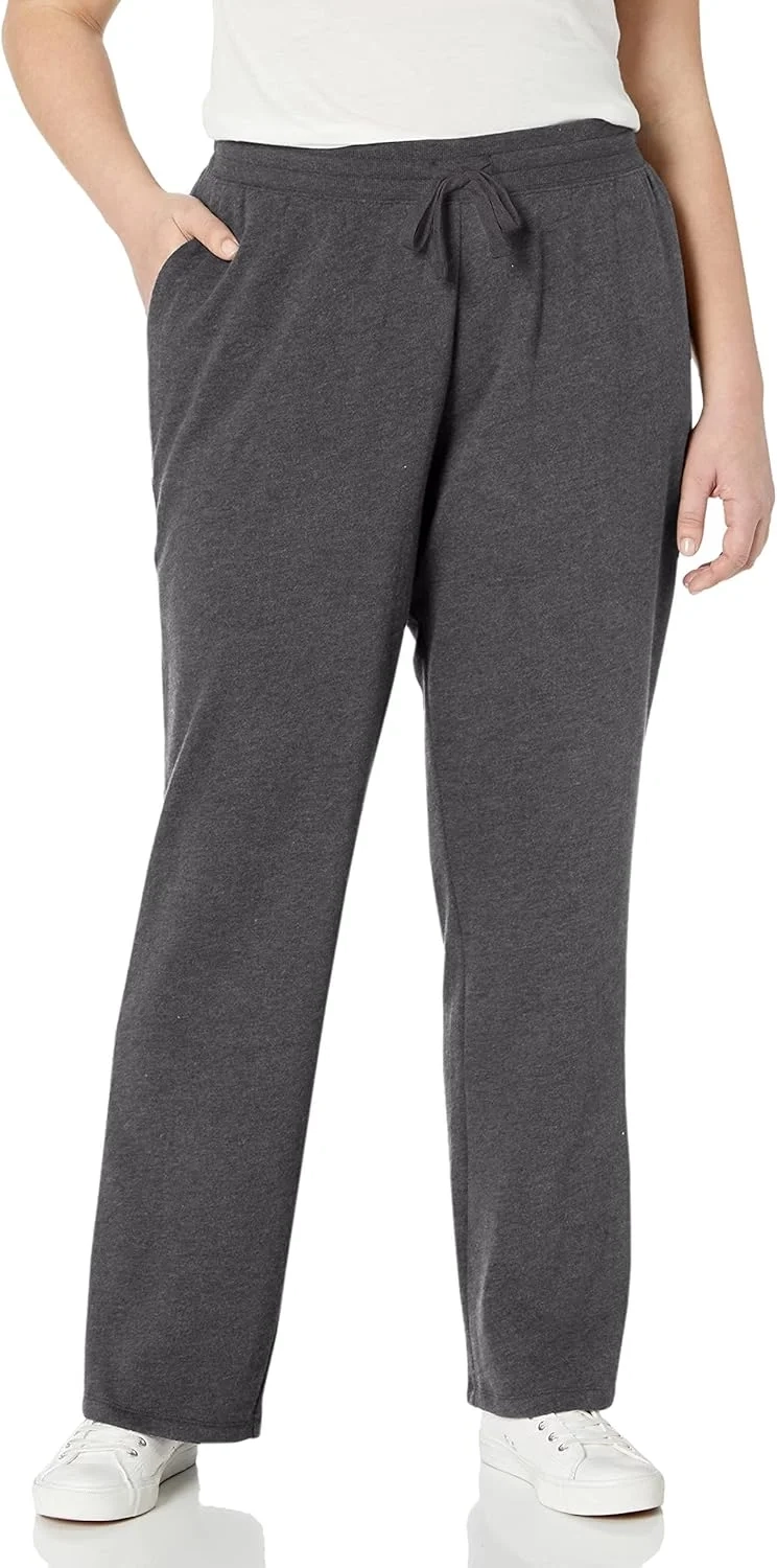 Amazon Essentials Women's Straight Leg Sweatpants with Drawstring for Women, Fleece  (Available in