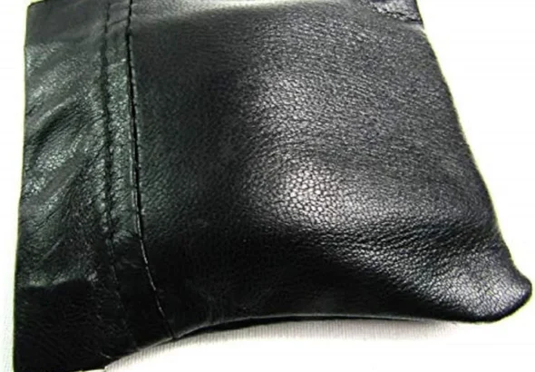 Lorenz English Leather Snap Lock Coin Purse for Men and Women - Black RFID-Blocking Billfold (2