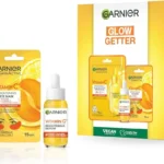 Garnier Vitamin C Glow Getter Gift Set: Brightening Serum & Sheet Masks for Dull Skin, Dark Spots & Uneven Tone