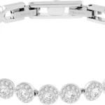 Swarovski Una Angelic Collection Bracelet with Crystals and Angel Pendant