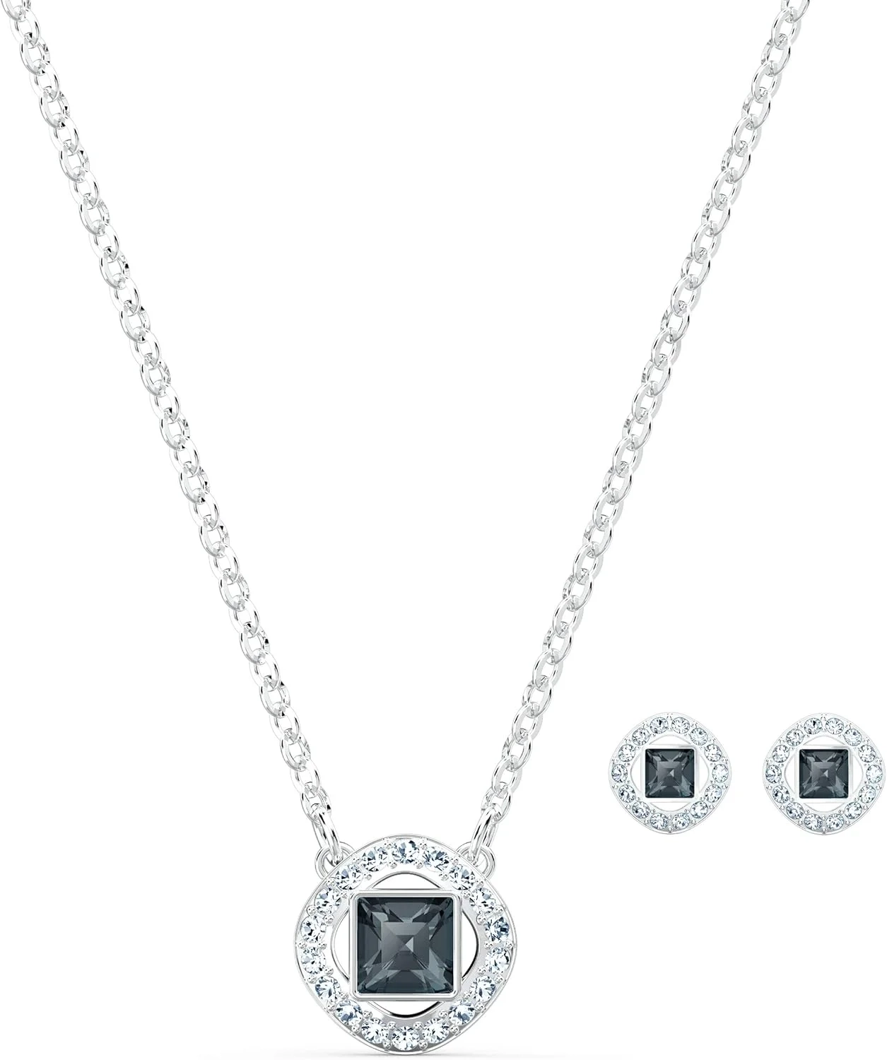 Swarovski Una Angelic Collection Sterling Silver Pendant Necklace (Amazon Exclusive)