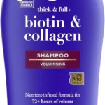 OGX Extra Volume Biotin & Collagen Shampoo for Fine Hair, Sulfate