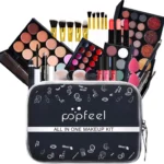RoseFlower Premium Makeup Kit: Professional Cosmetics Set with Foundation, Concealer, Eyeshadow Palette, Lip Gloss, Blush, and Brushes for Women and Teens