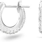 Swarovski Stone Hoop Earrings