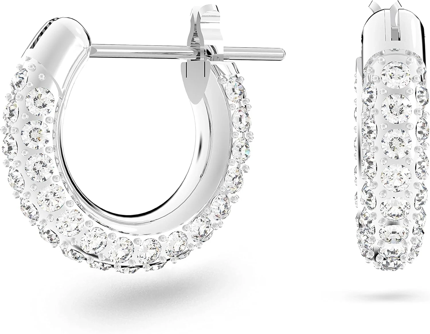 Swarovski Stone Hoop Earrings