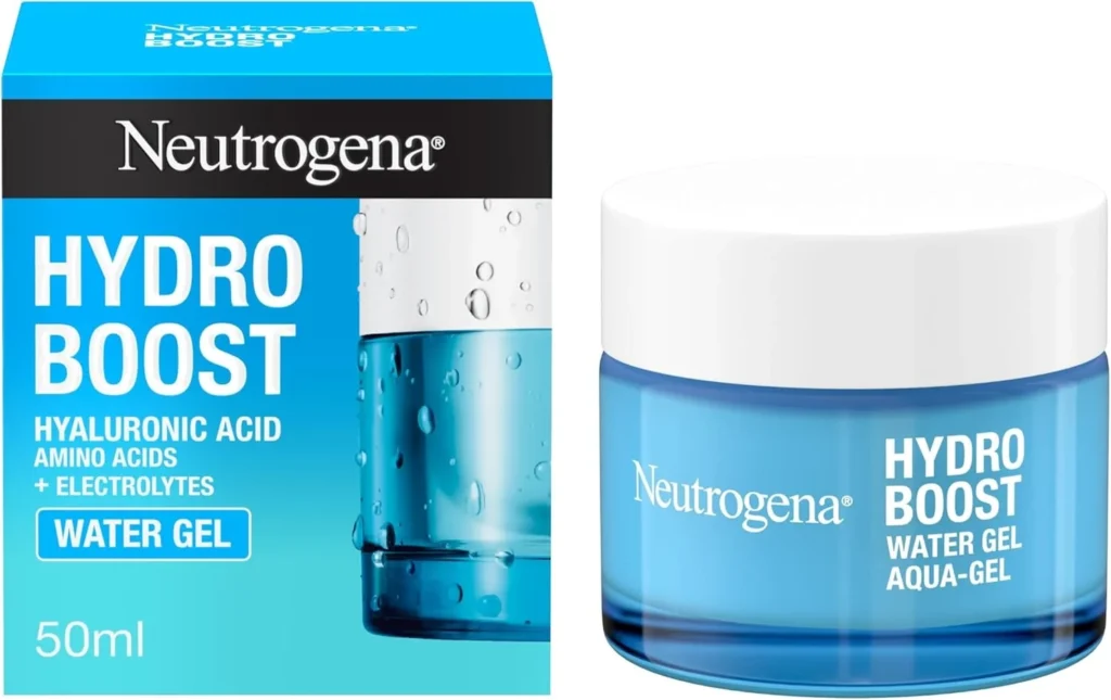 Neutrogena Hydro Boost Water Gel Moisturizer for Face, 50ml - Oil-Free Hyaluronic Acid Cream for 72-Hour Hydration, Lightweight Formula for Acne