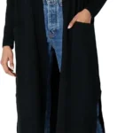 Amazon Essentials Women's Lightweight Longline Cardigan Sweater, Long Sleeve Open Front Cover