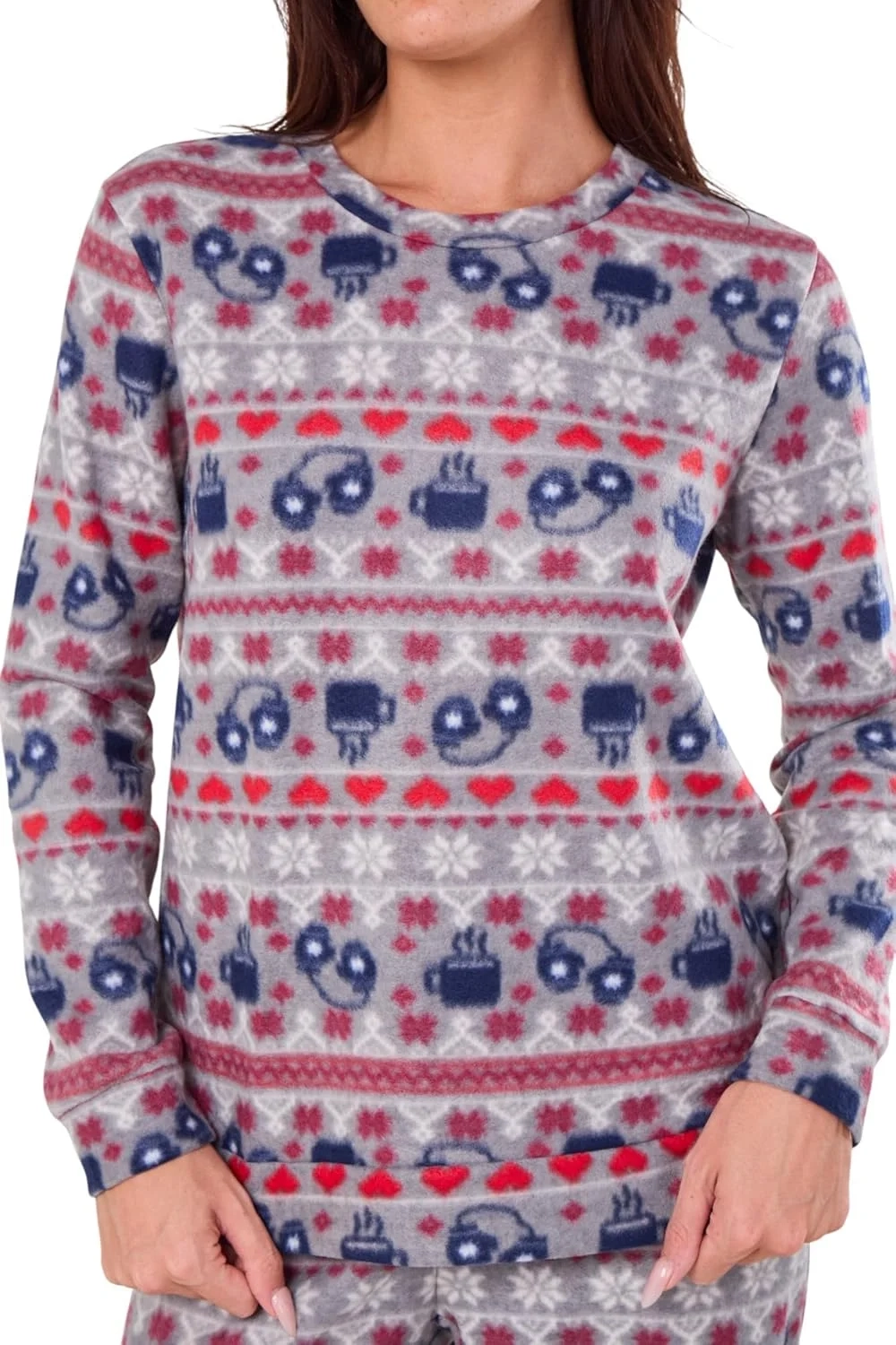 Cozy Women's Plush Fleece Pajama Set