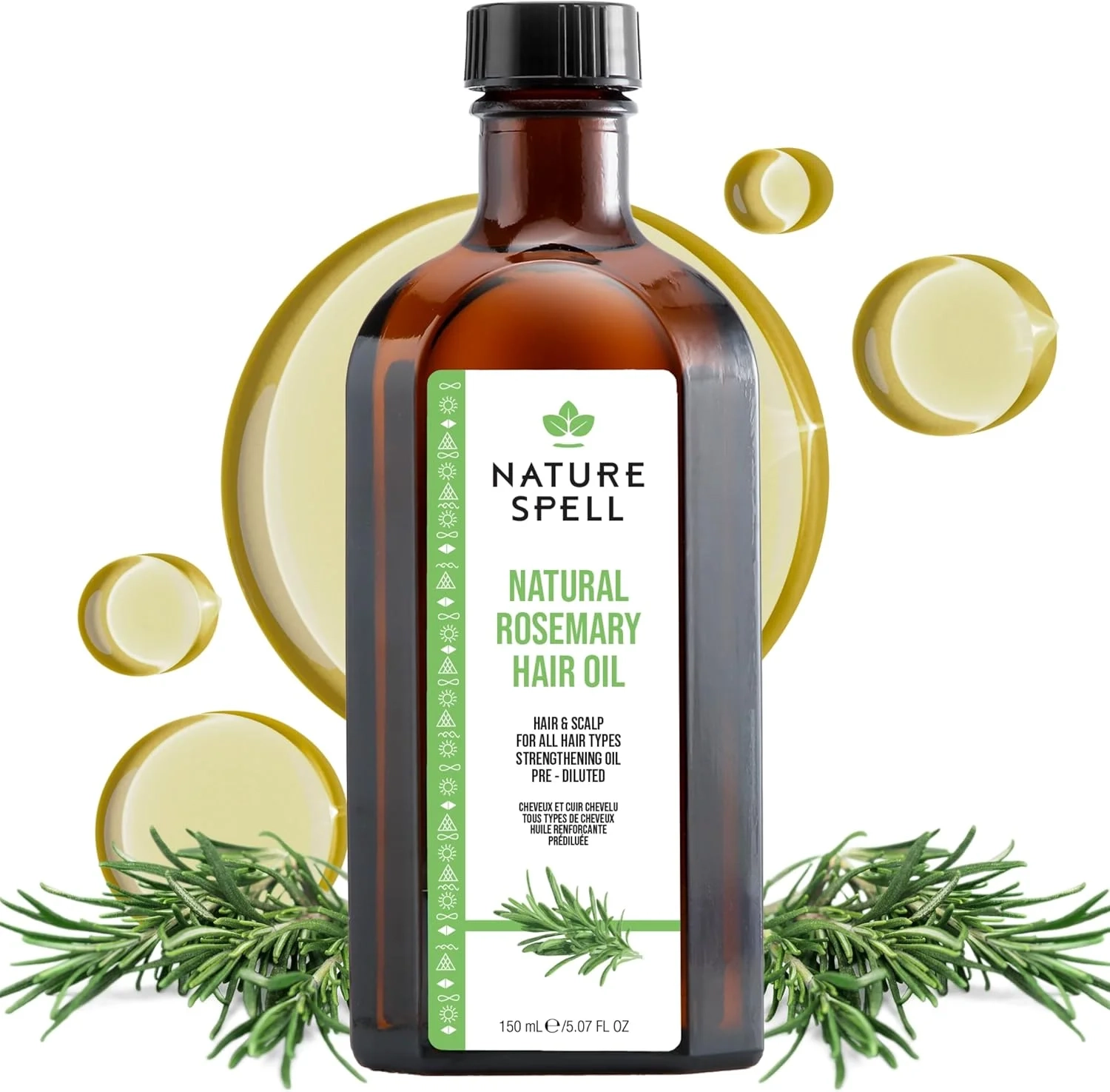 Nature Spell Rosemary Scalp Oil for Hair Growth - Pre