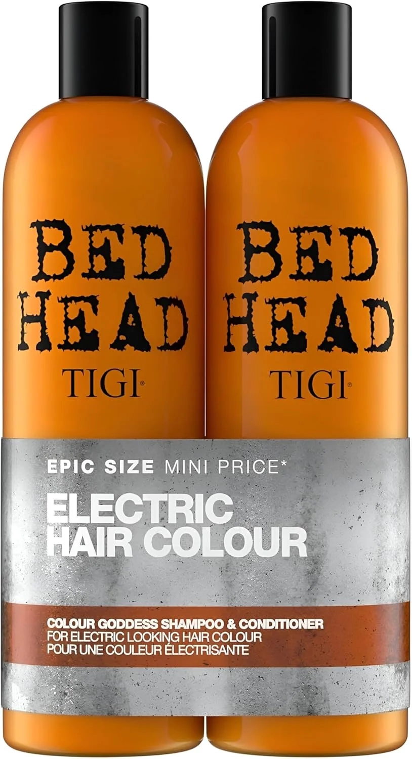 TIGI Bed Head Colour Goddess Shampoo and Conditioner Set for Colored, Dry Hair | Repair Damaged Hair with Keratin & Shea Butter