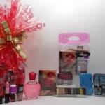 Glory Cosmetics Makeup & Perfume Gift Set for Women with Aqua Rose Fragrance, Manicure Kit & Beauty Essentials