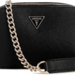 GUESS Women's Noelle II Leather Crossbody Camera Bag with Adjustable Strap
