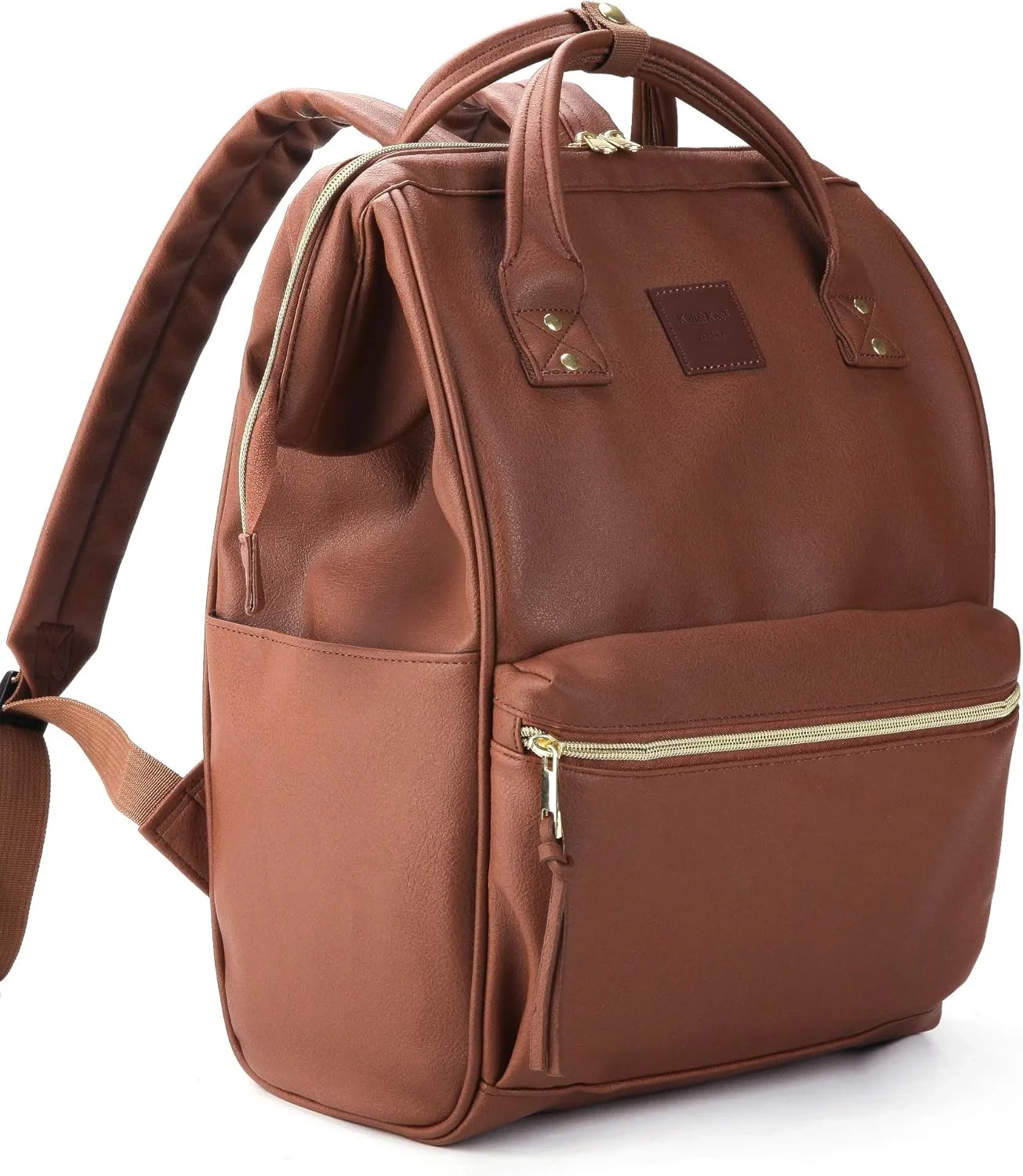 Kah&Kee Leather Laptop Backpack for Women