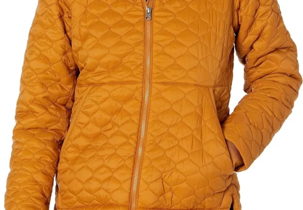 Amazon Essentials Women's Lightweight Quilted Puffer Jacket, Water-Resistant Sherpa