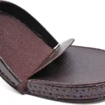 Men's Leather Coin Pouch Wallet 8x9cm Dark Brown