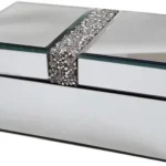 Luxury Jewellery Box with Mirror & Velvet Lining