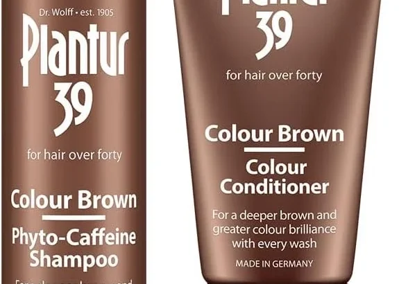 Plantur 39 Caffeine Shampoo & Conditioner Set for Thicker, Stronger Brown Hair & Reduced Hair Loss