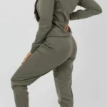 Crazy Girls Women's Plus Size Loungewear Set: Cozy Long Sleeve Crewneck Sweatshirt and Drawstring Jogger Pants Two
