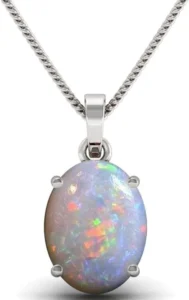 Lab Certified Natural Opal Pendant