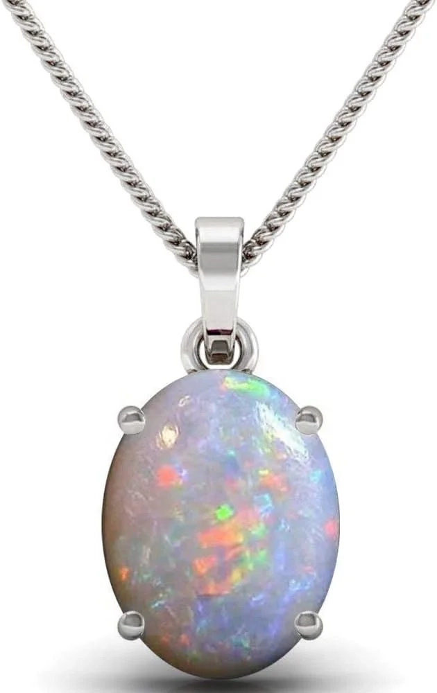 Lab Certified Natural Opal Pendant