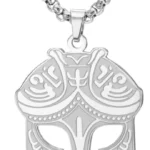 Spartan Warrior Helmet Necklace for Men