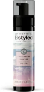 Jerome Russell BStyled Thickening Mousse for Voluminous Lift, Heat Protection & Bond Repair