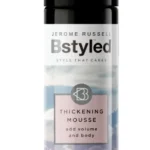 Jerome Russell BStyled Thickening Mousse for Voluminous Lift, Heat Protection & Bond Repair