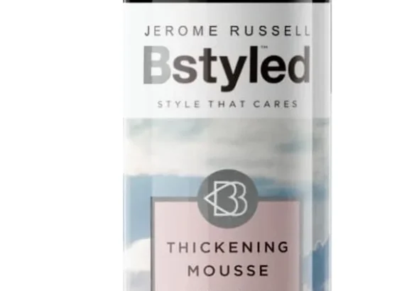 Jerome Russell BStyled Thickening Mousse for Voluminous Lift, Heat Protection & Bond Repair