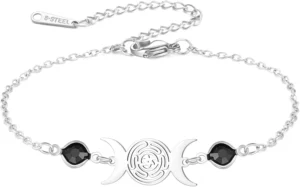 Hecate Triple Moon Goddess Bracelet