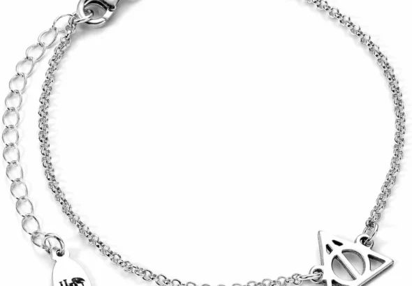 Harry Potter Deathly Hallows Charm Bracelet in Sterling Silver for Wizards and Muggles
