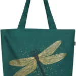 Eco Right Large Canvas Tote Bag for Women - Reusable Zippered Tote with Inner Pocket for Work, School, Shopping, or Beach