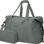 Capolo Expandable Weekender Bag for Women: Waterproof Lightweight Travel Duffel with Toiletry Bag for Overnight Trips, Gym, Hospital, and Work